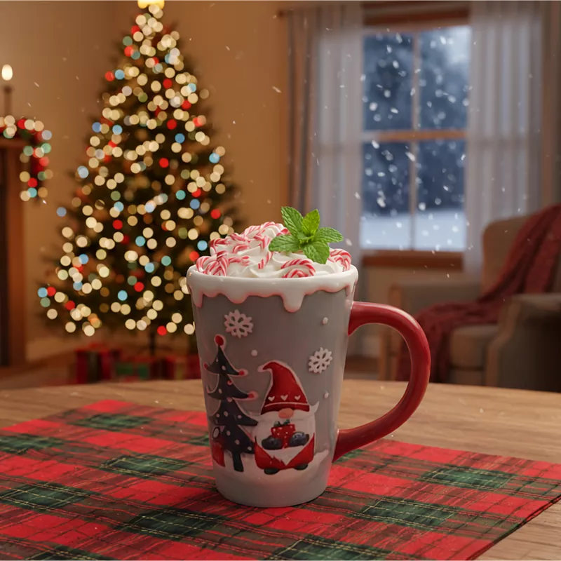 Фунни Цхристмас Елф керамичка шоља